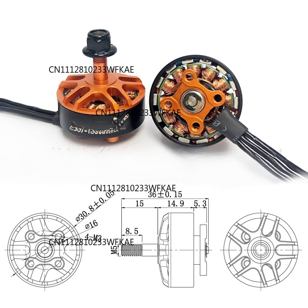 YSido 2507 1800KV Cross-Machin – Drone Motor Bewertung und Preis